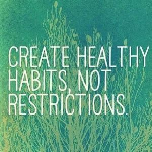 create healthy habits